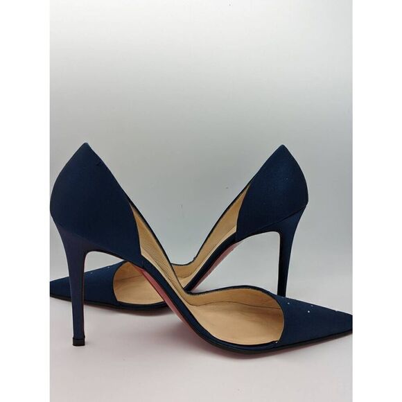 Christian Louboutin Helmoon d'Orsay satin pumps size EU 39 - Picture 5 of 10